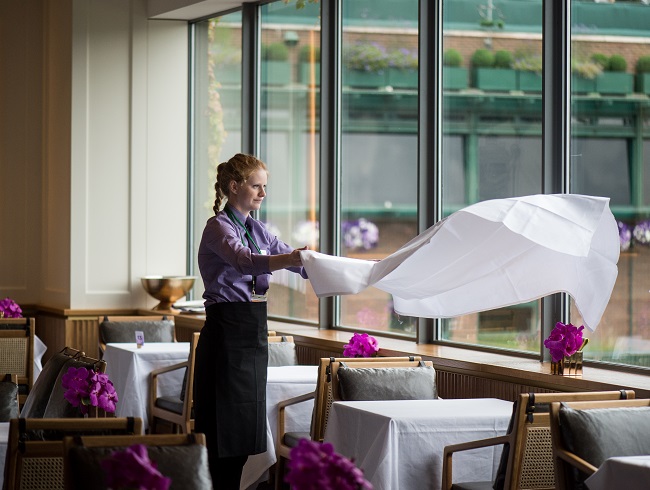 Special Occasion Linen serves The Championships, Wimbledon 2018 with ace table linens - News - CLEAN Services